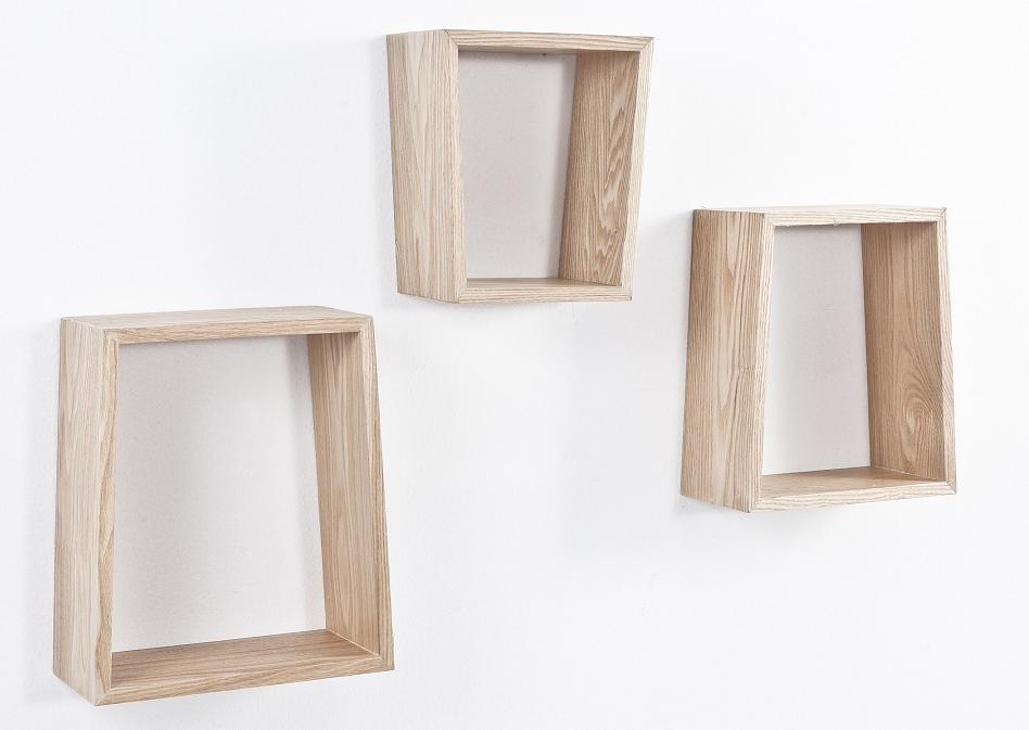 Parete in legno con mensole ~ canlic for . Libreria design da parete