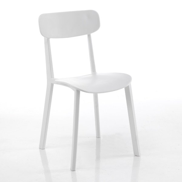 4 sedie moderne design minimal bianco Sedie moderne design