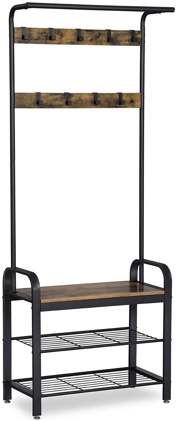 Appendiabiti Con Ruote E Mensola, In Metallo Nero – Resistente, Capacità 204 Kg, Regolabile In Larghezza 109-160 Cm - 5