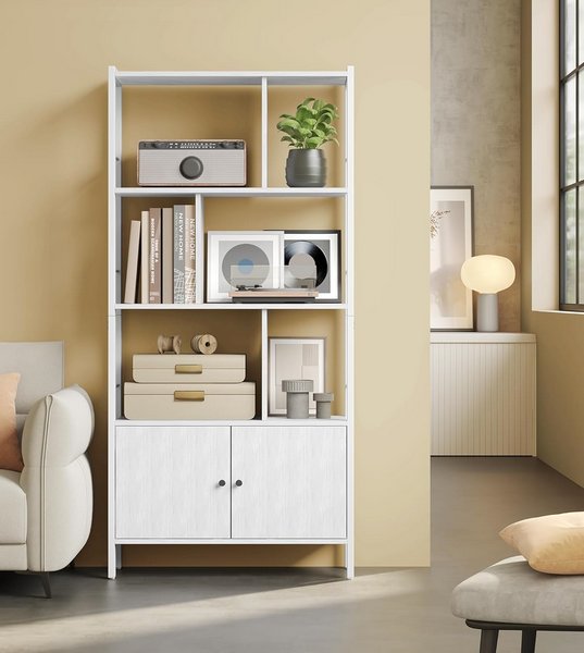Libreria Scaffale Mobile In Legno Multistrato – Bianco, 40x30x72 Cm – Per Libri, Giocattoli, Soprammobili – Per Soggiorno, Camera, Corridoio - 4