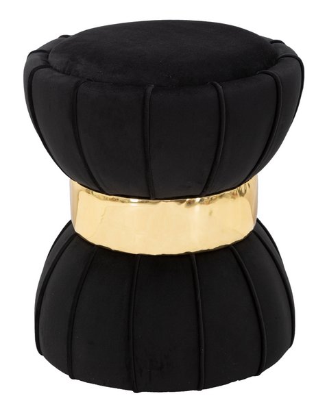 Pouf Poltrona Similpelle Nero XL