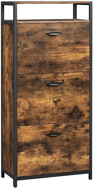 Scarpiera Nera 59x35x70 cm in derivati del legno | Leroy Merlin