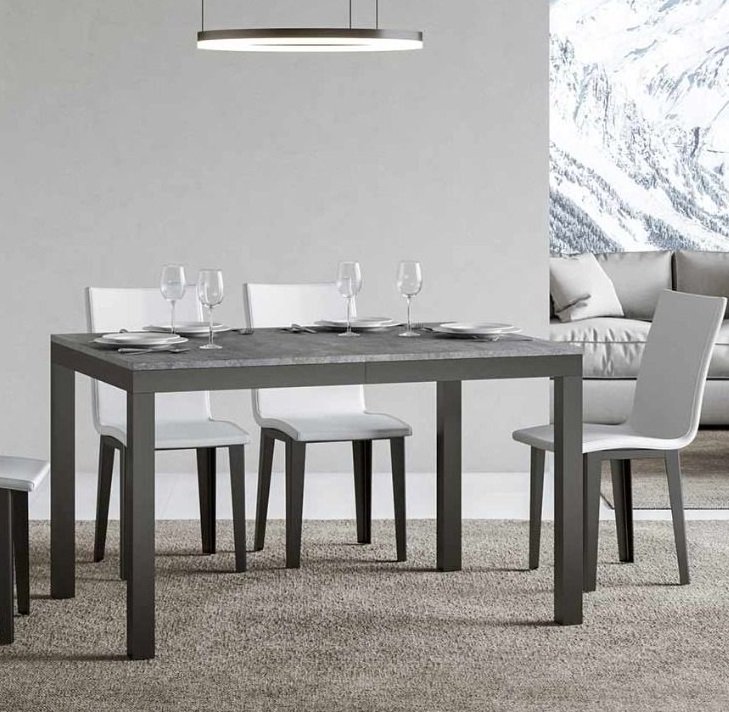 Tavolo Minimal 5Colori Allungabile a 224 cm Made in Italy