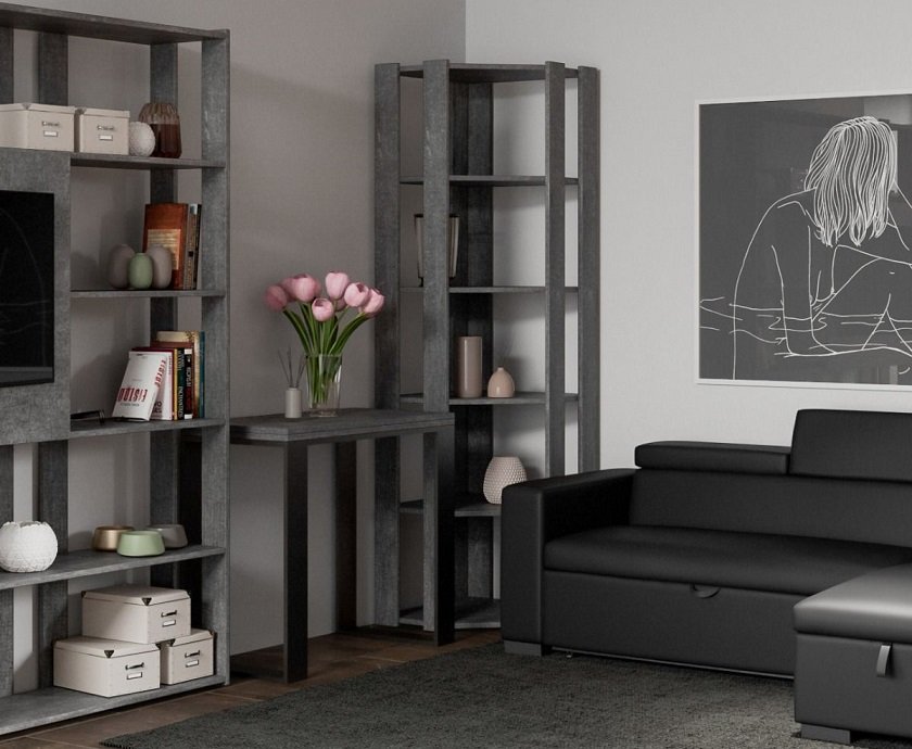 Scaffale In Legno RG00105 - Multiuso Per Scarpe, Cucina O Bagno, 70x26x55 Cm - Foto 4