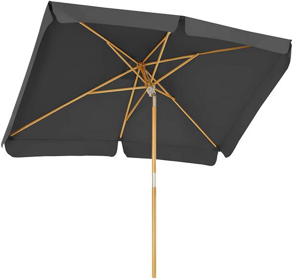 Mezzo Ombrellone Da Parete 230x130 Cm | Struttura Alluminio Con Base Inclusa | Per Giardino E Terrazzo - Foto 13