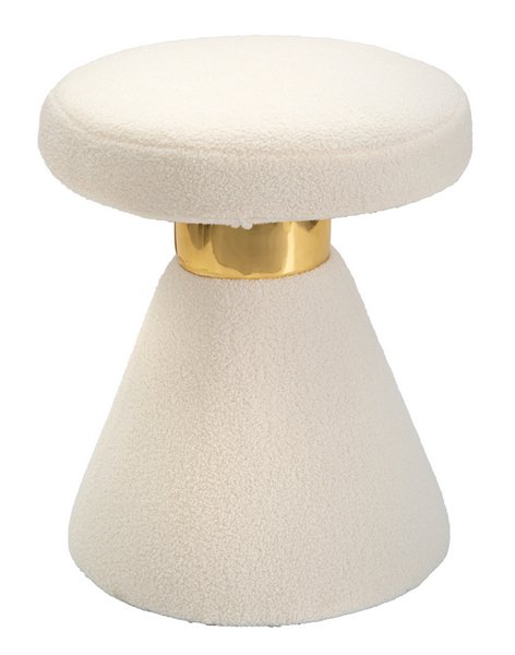 Meridian Furniture Vino Collection - Pouf/sgabello moderno a forma
